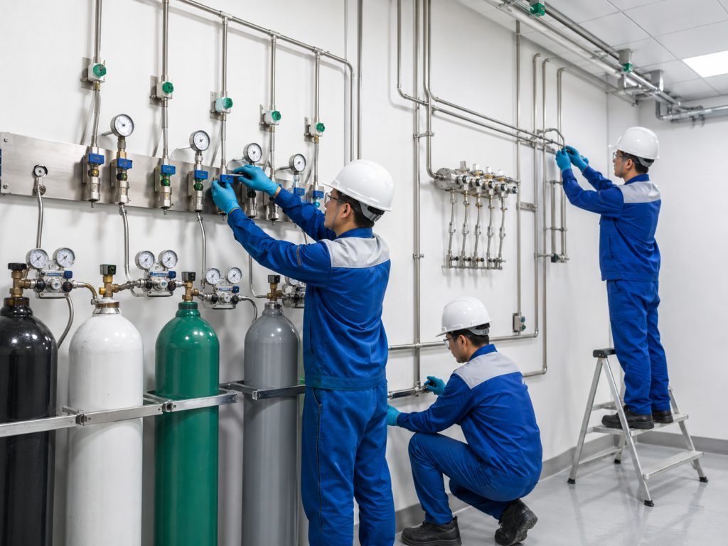Phụ kiện van điều áp dùng cho bình khí công nghiệp